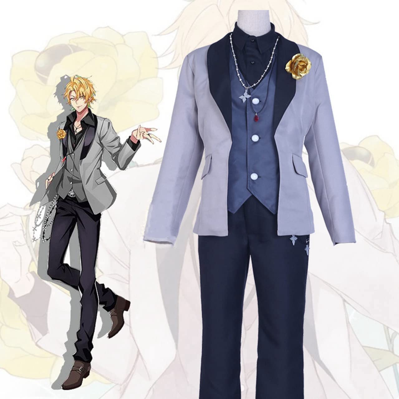 Amazon.co.jp: Opmch_cos 伊弉冉一二三 コスプレ衣装 ヒプノシスマイク